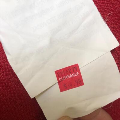 Red Bench Cushion, Chair Cushions & More (P-KM)