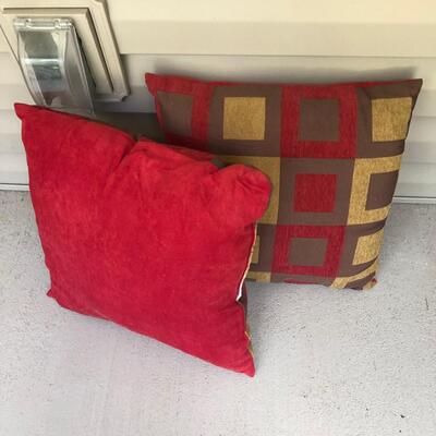 Red Bench Cushion, Chair Cushions & More (P-KM)