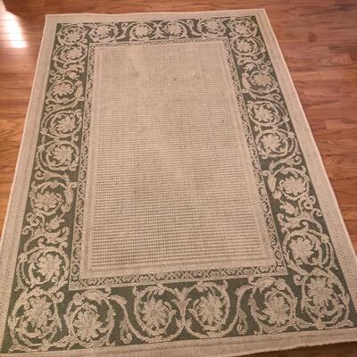 Sage & Beige Patio Rug (5â€™ x 7â€™3â€) (P-KM)