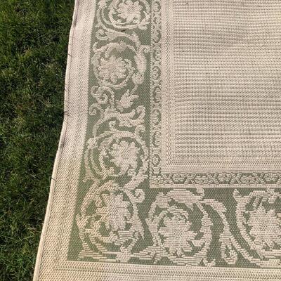 Sage & Beige Patio Rug (5â€™ x 7â€™3â€) (P-KM)