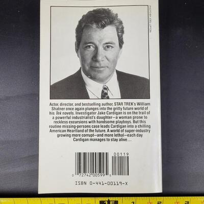 STAR TREK WILLIAM SHATNER TEK SECRET PAPERBACK