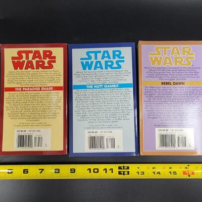 STAR WARS - THE HANS SOLO TRILOGY VOL 1 - 3 PAPERBACKS