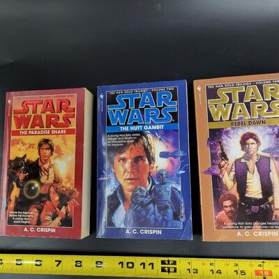 STAR WARS - THE HANS SOLO TRILOGY VOL 1 - 3 PAPERBACKS