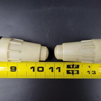 VINTAGE PLASTIC SALT & PEPPER SHAKERS