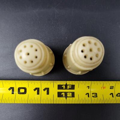VINTAGE PLASTIC SALT & PEPPER SHAKERS