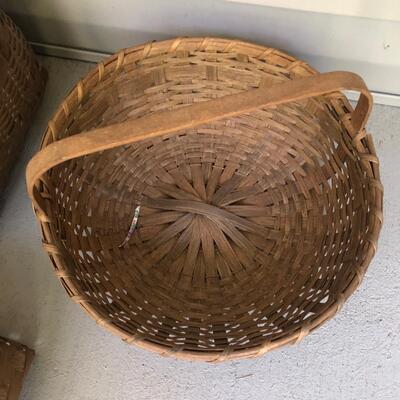 5 Baskets including Asheville Made - Helen Brown (P-KM)