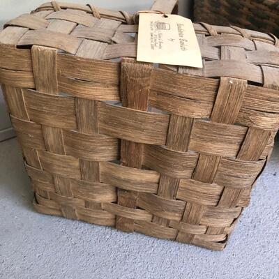 5 Baskets including Asheville Made - Helen Brown (P-KM)
