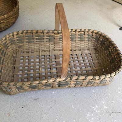 5 Baskets including Asheville Made - Helen Brown (P-KM)
