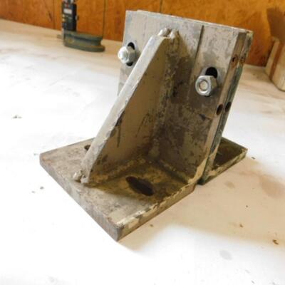 Set of Machinist's Metal Tooling Angle Holding Plates