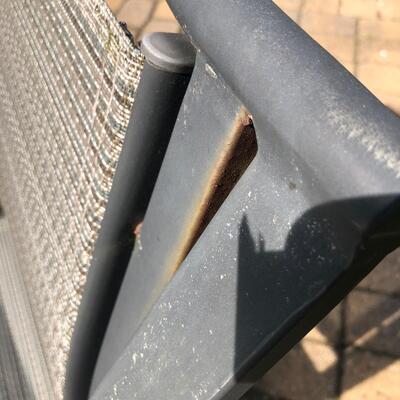 Hampton Bay Patio Set with Two Umbrellas (P-KM)