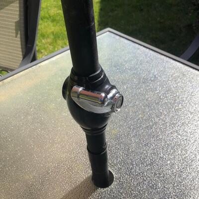 Hampton Bay Patio Set with Two Umbrellas (P-KM)