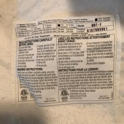 Queen & Full Sheet Set Assortment, Full Heated Mattress Pad & New Pillows (MB-JF)