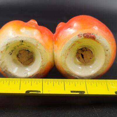 VINTAGE LITTLE FRUITS SALT & PEPPER SHAKERS