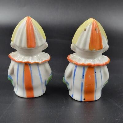 VINTAGE LITTLE CLOWNS SALT & PEPPER SHAKERS