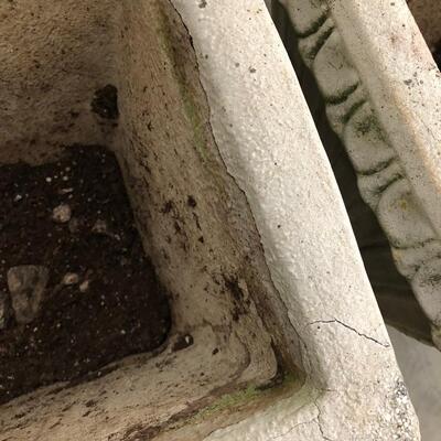 Trio of Cement Garden Planters (G-JF)