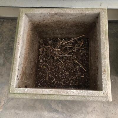 Trio of Cement Garden Planters (G-JF)