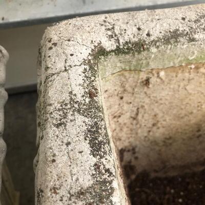 Trio of Cement Garden Planters (G-JF)