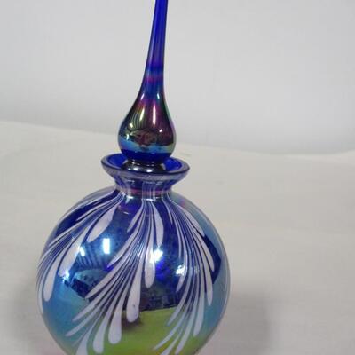 Carnival Glass Pefume Bottle