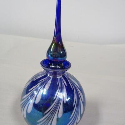 Carnival Glass Pefume Bottle