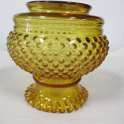 Fenton Amber Lampshade Vase