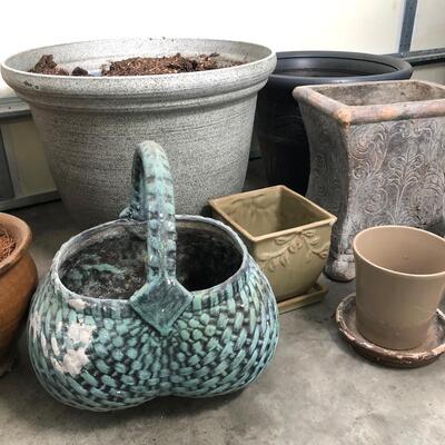 14 Pots for Indoor & Outdoor Gardening with Ceramic & More (G-JF)