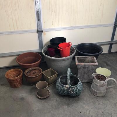 14 Pots for Indoor & Outdoor Gardening with Ceramic & More (G-JF)