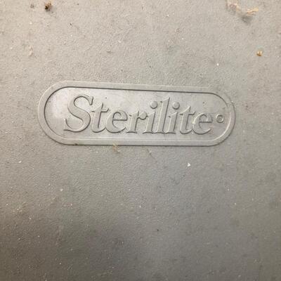 6 Large Gray Sterilite Plastic Storage Bins & More (G-JF)