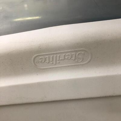 6 Large Gray Sterilite Plastic Storage Bins & More (G-JF)