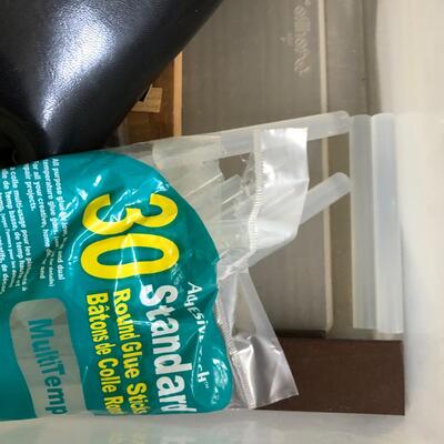 Large Assortment of Basket Making Supplies with Binder of Basket Instructions (G-JF)