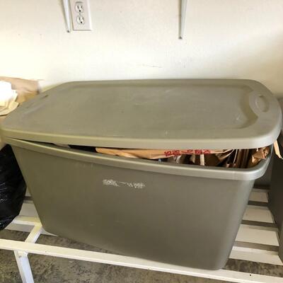 Large Assortment of Basket Making Supplies with Binder of Basket Instructions (G-JF)