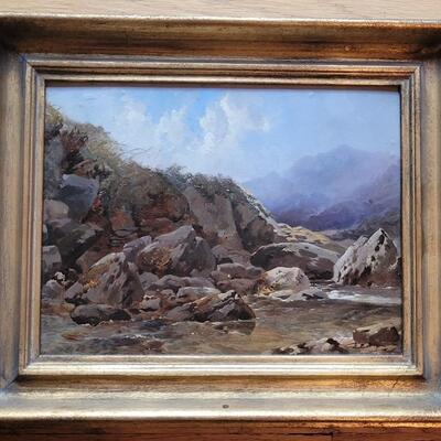 Lot 2: Painting in a Vintage Husar Chicago Frame