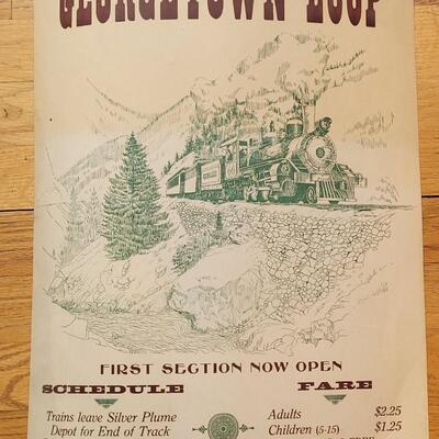 Lot 3: Vintage Georgetown Railroad Memorabilia