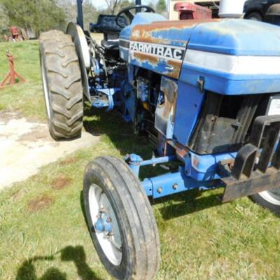 Farmtrac 45HP Tractor with PTO 1591 Hours (Tractor only--No implements)