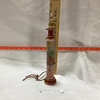 glass perfume decanter-painted