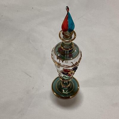 glass perfume decanter-multicolor
