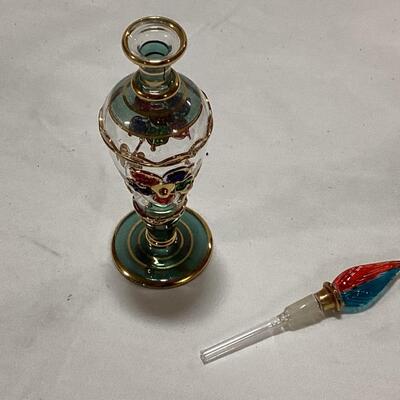 glass perfume decanter-multicolor