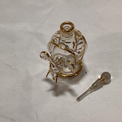glass perfume decanter-elephant