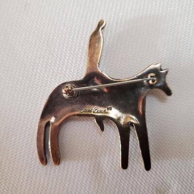Laurel Burch Pin - Horse & Rider