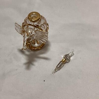 glass perfume decanter-elephant