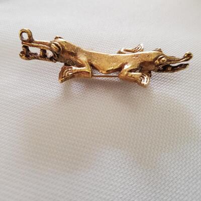 Alva Studios Double Head Crocodile Pin