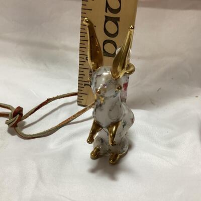 glass perfume decanter-rabbit
