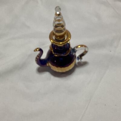 glass perfume decanter-teapot