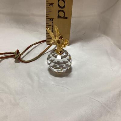 crystal ball with hummingbird