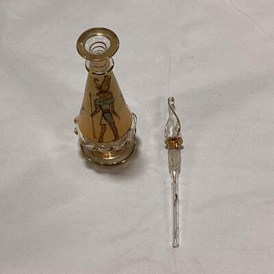 glass perfume decanter- Egyptian
