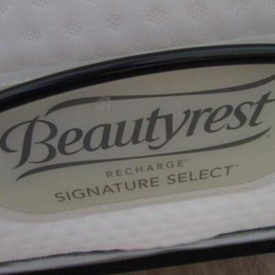 Queen Size Beautyrest Mattress on Platform