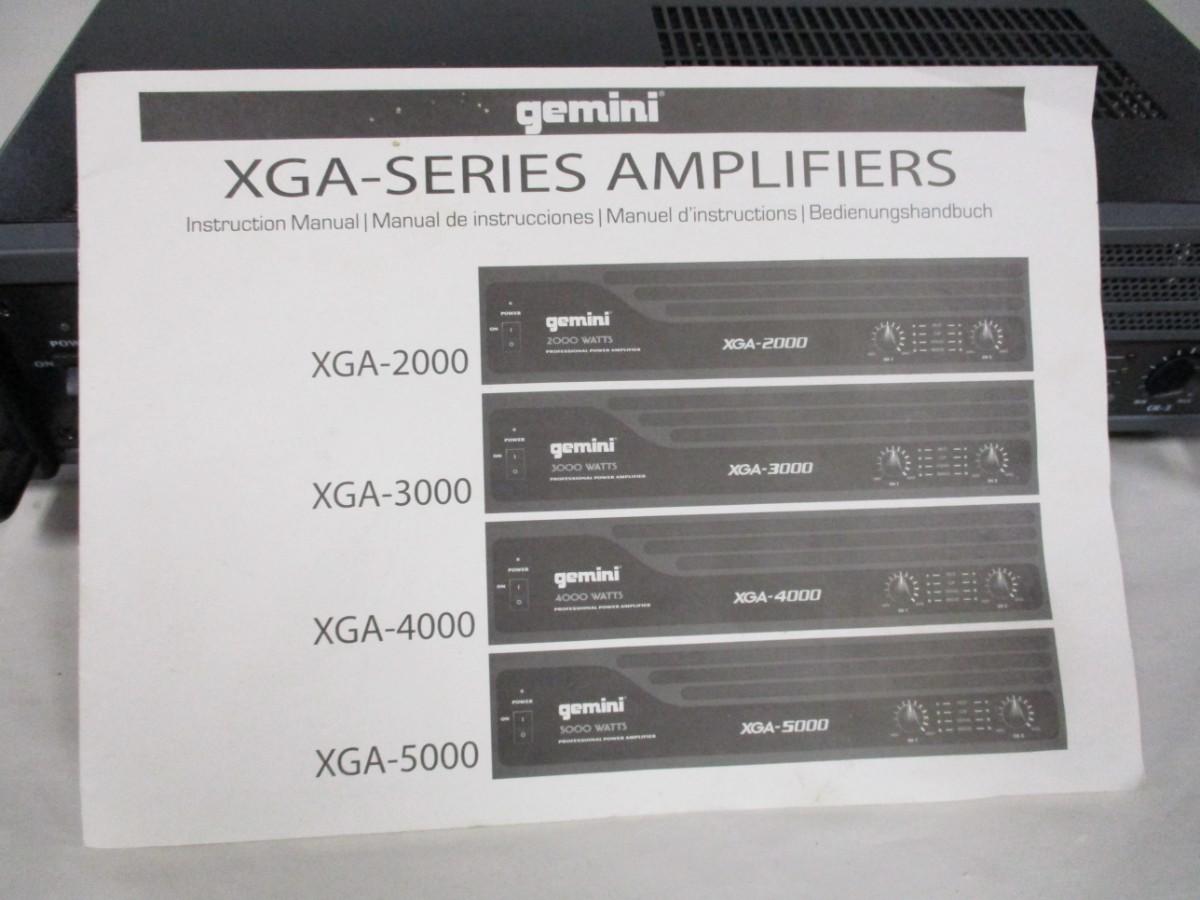 Gemini XGA2000 Professional Power Amplifier