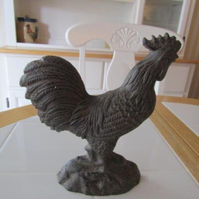 Cast Iron Door Stop- Chicken