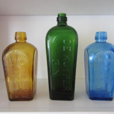 Vividly Colored Glass Bottles