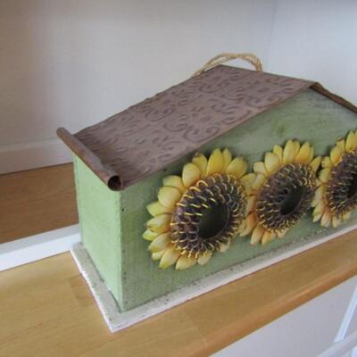 Sunflower Theme Decorative Bird House