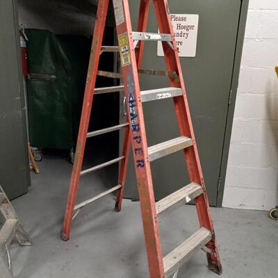 LOT 63A LADDER AND STEP LADDER